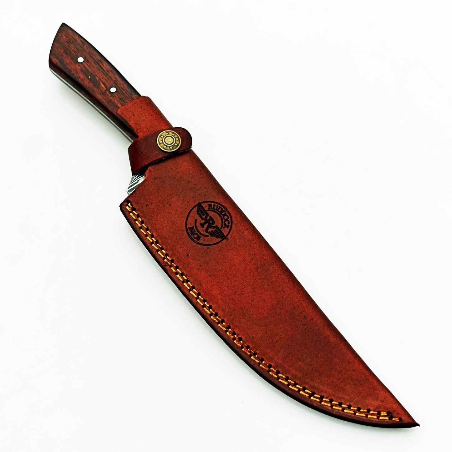 Ruddock Bros - Rosewood Chef Knife - Damascus Steel - 12"