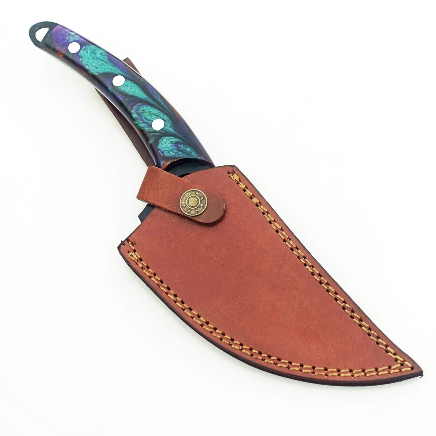 Ruddock Bros - Horned Frog Paring Knife - Fixed Blade - Blackened Steel