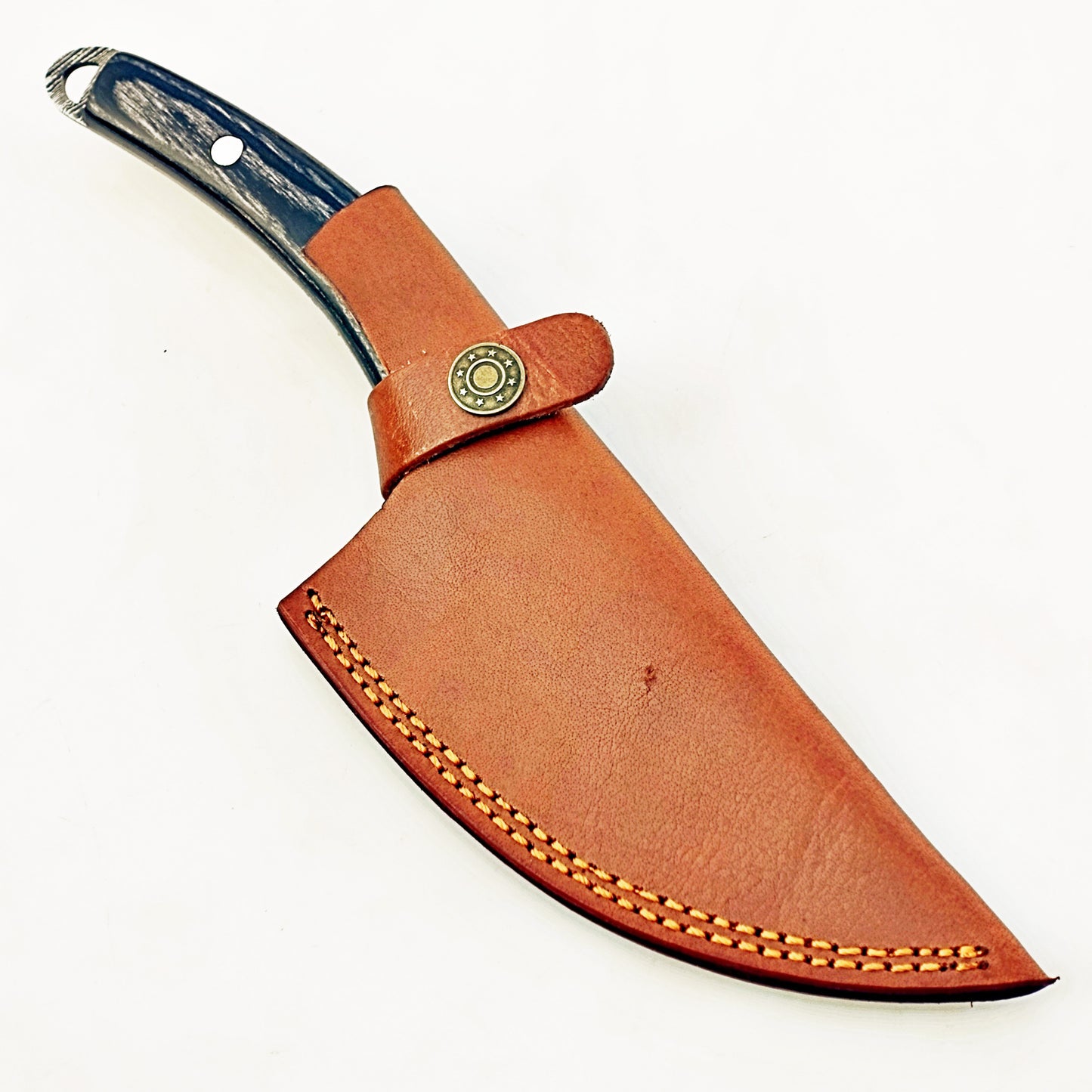 Ruddock Bros - Blackwood Pairing Knife - Fixed Blade - Damascus Steel