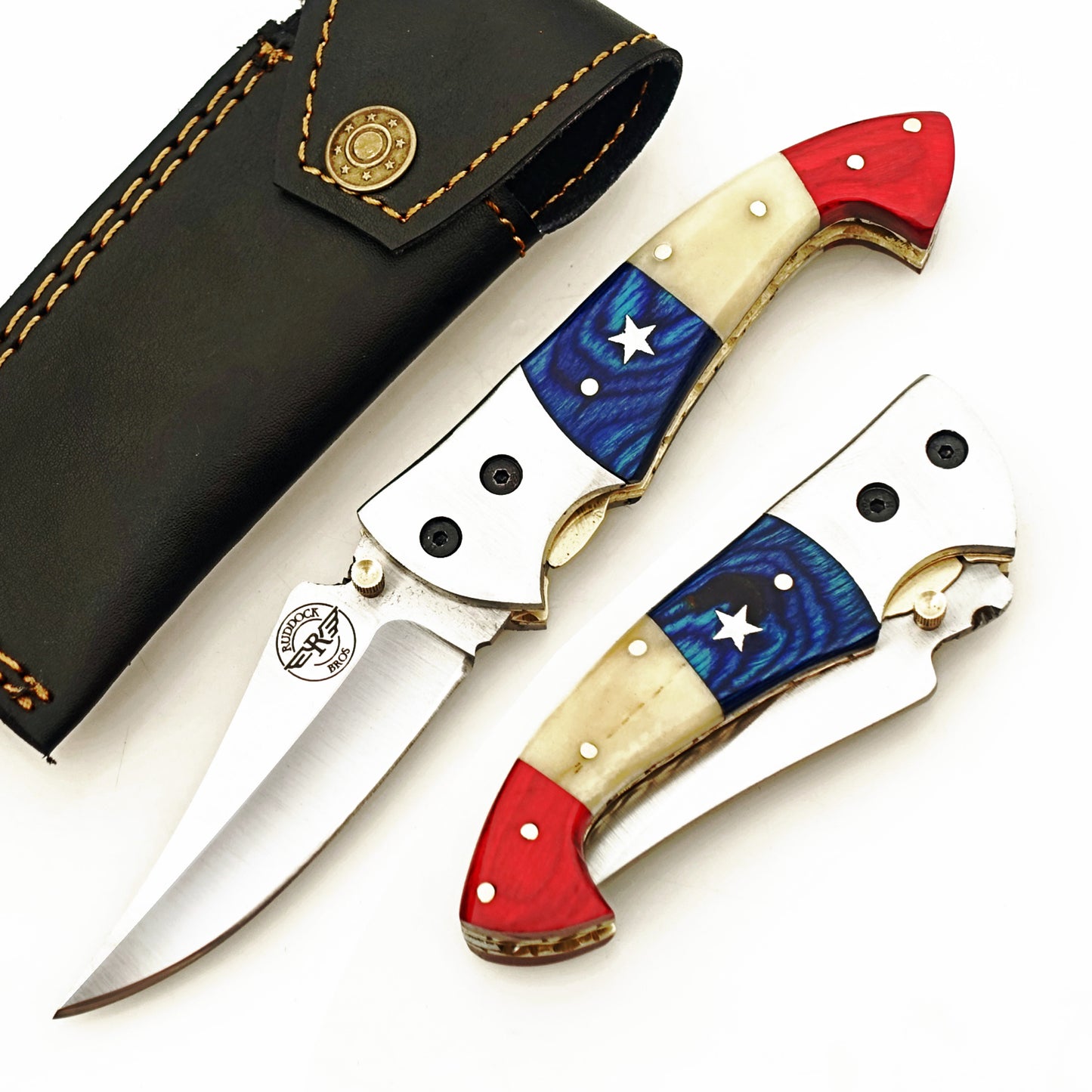 Ruddock Bros - The Patriot Tiburon Folding Knife - Stainless Steel