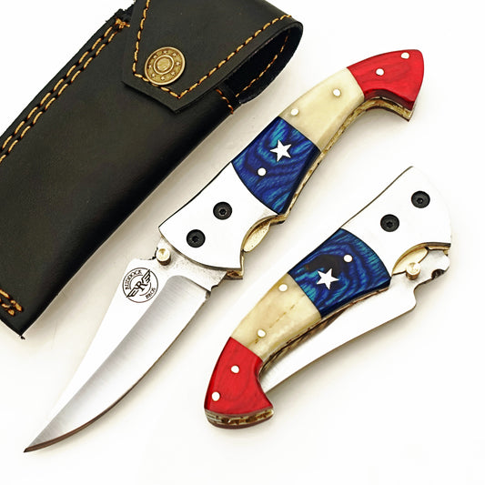 Ruddock Bros - The Patriot Tiburon Folding Knife - Stainless Steel