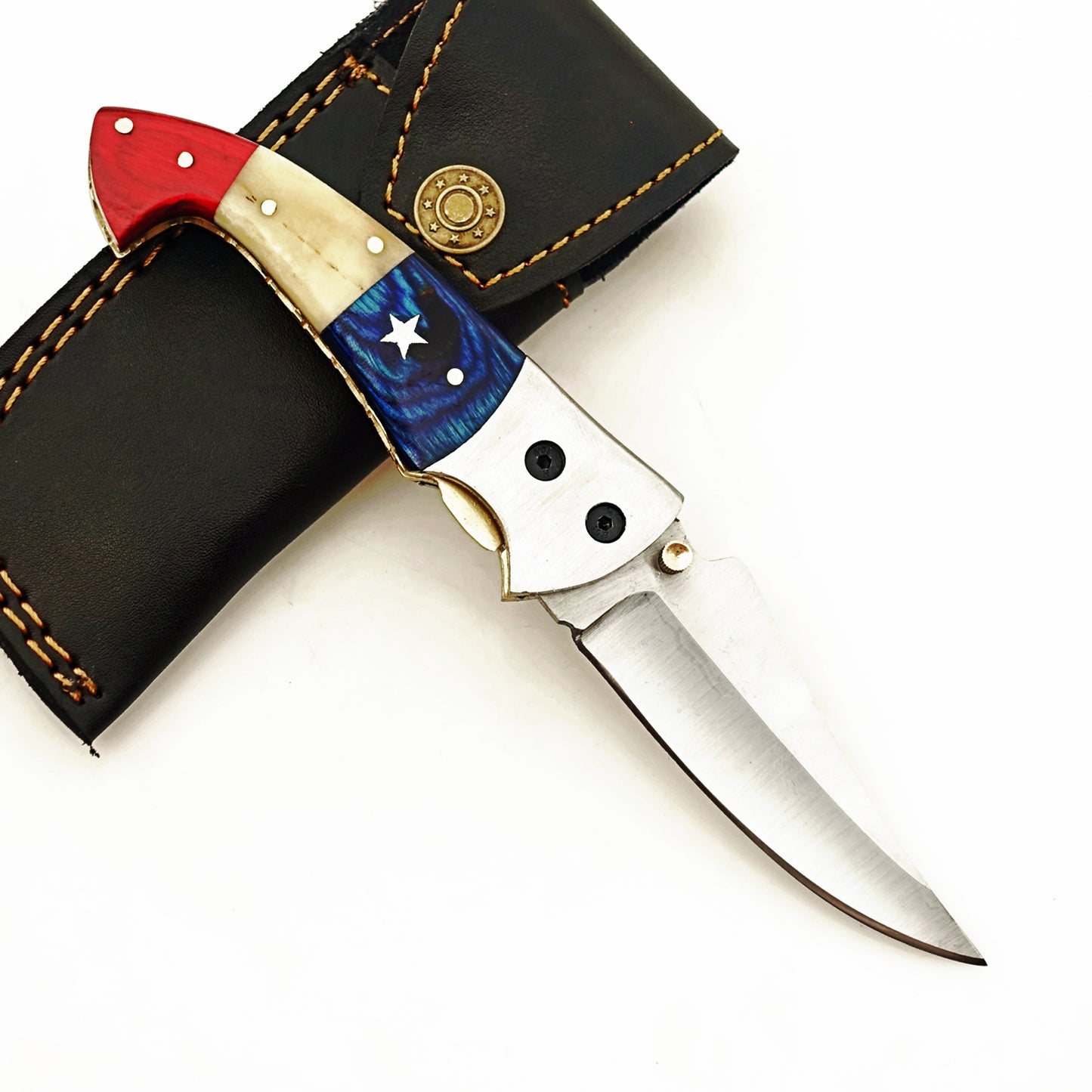 Ruddock Bros - The Patriot Tiburon Folding Knife - Stainless Steel