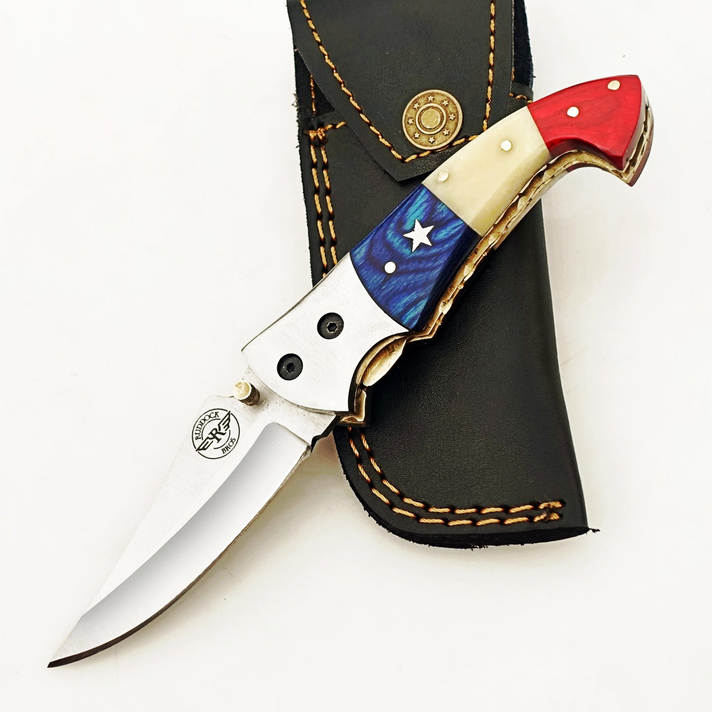 Ruddock Bros - The Patriot Tiburon Folding Knife - Stainless Steel
