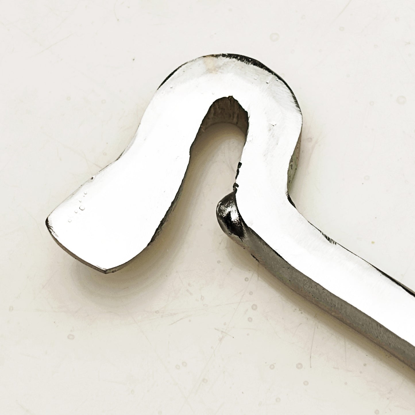 Ruddock Bros pigtail meat flipper with bottle opener 17" stainless steel