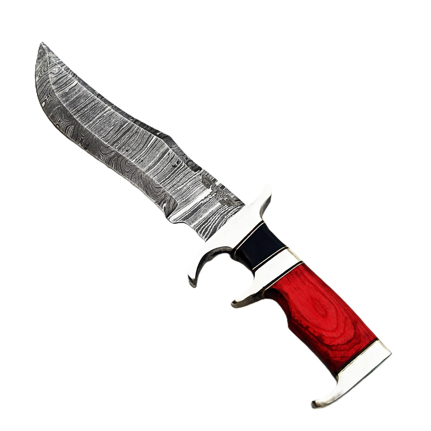 Ruddock Bros - The Buccaneer Outdoor Knife - Fixed Blade - Damascus Steel