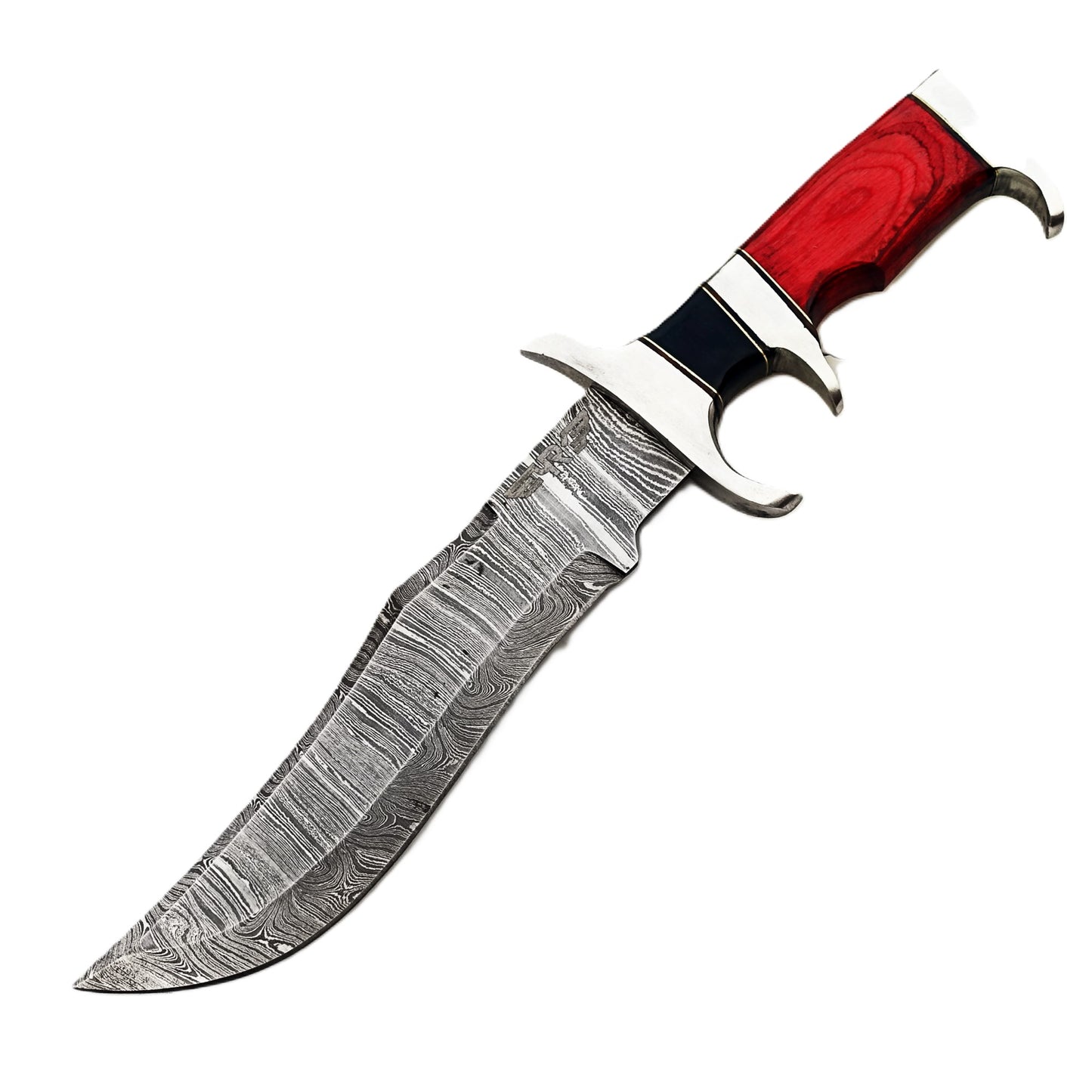 Ruddock Bros - The Buccaneer Outdoor Knife - Fixed Blade - Damascus Steel