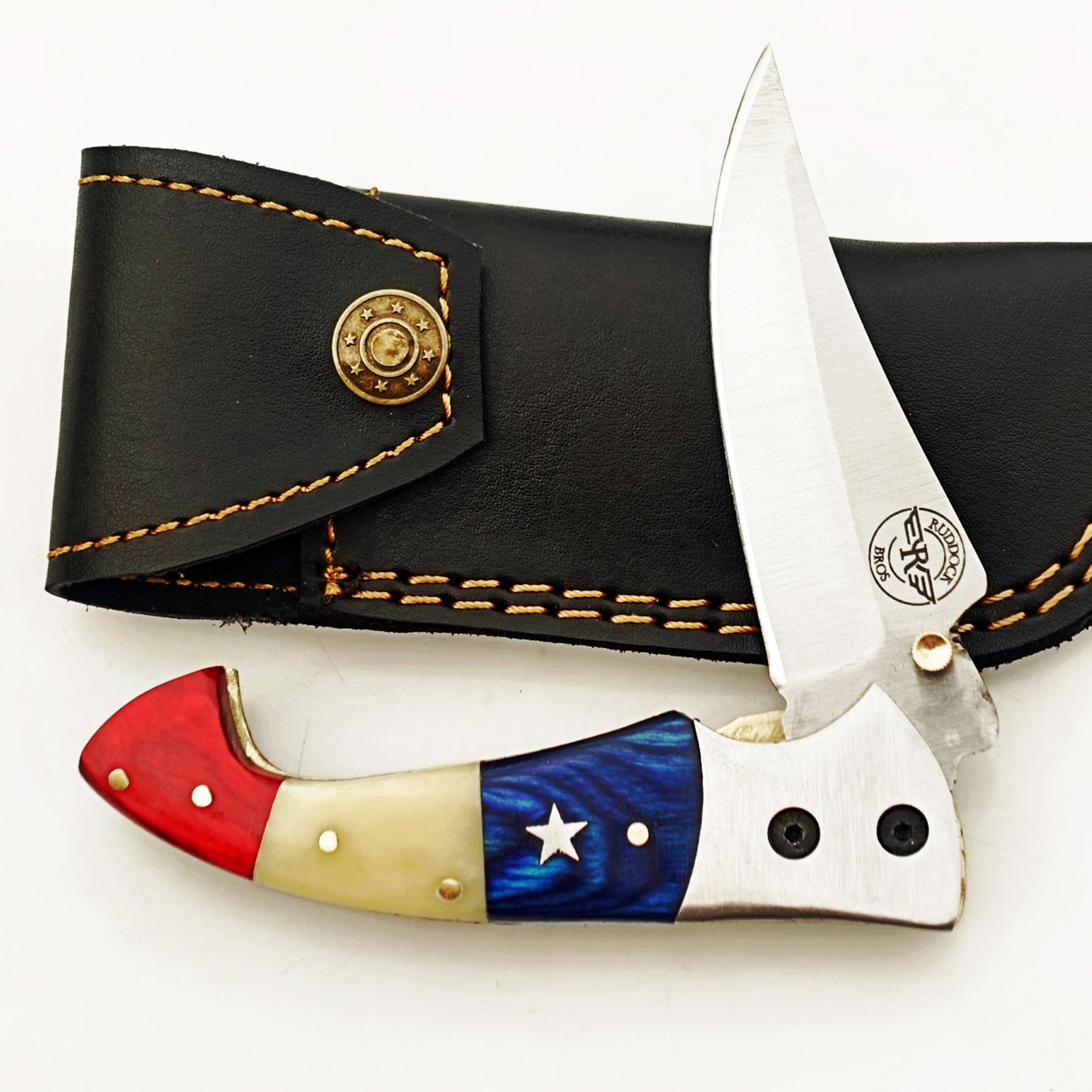 Ruddock Bros - The Patriot Tiburon Folding Knife - Stainless Steel