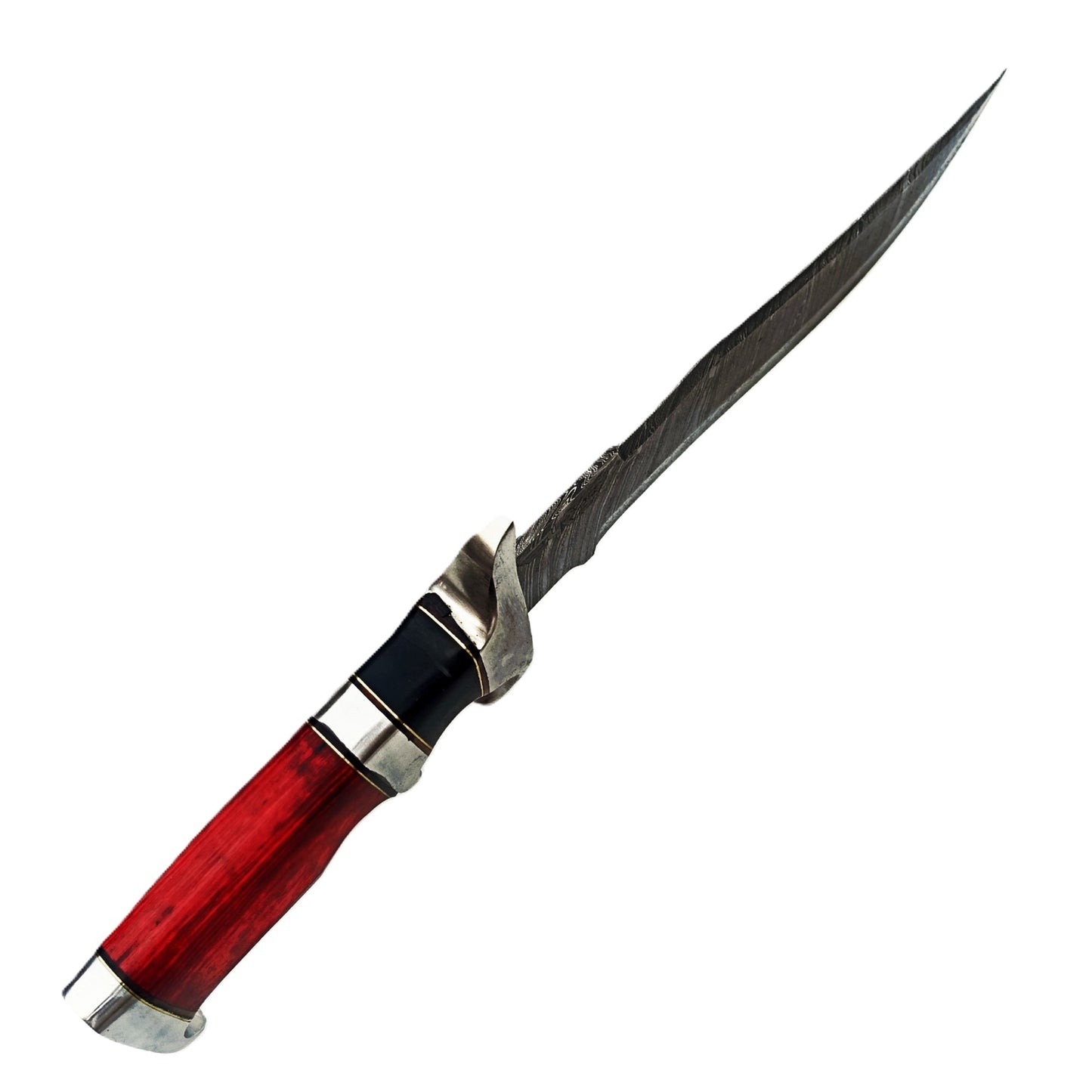 Ruddock Bros - The Buccaneer Outdoor Knife - Fixed Blade - Damascus Steel