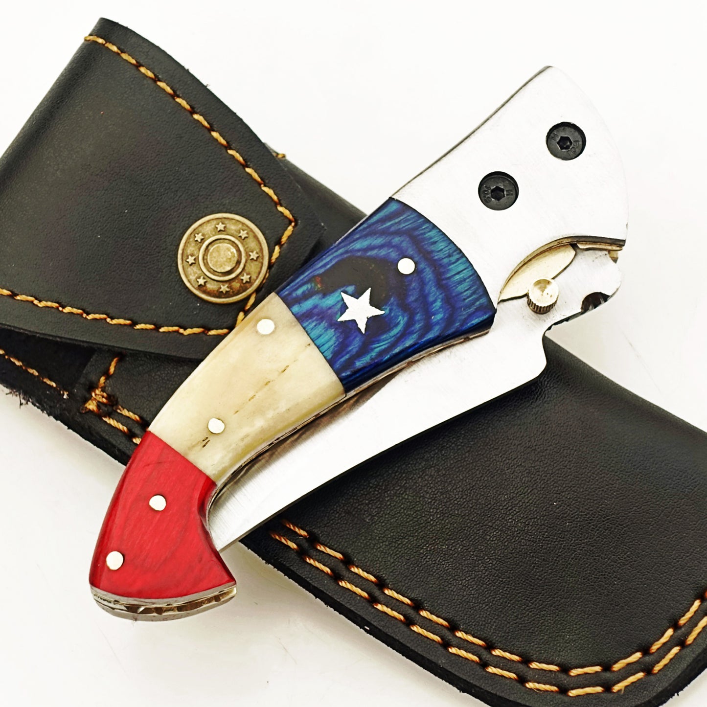 Ruddock Bros - The Patriot Tiburon Folding Knife - Stainless Steel