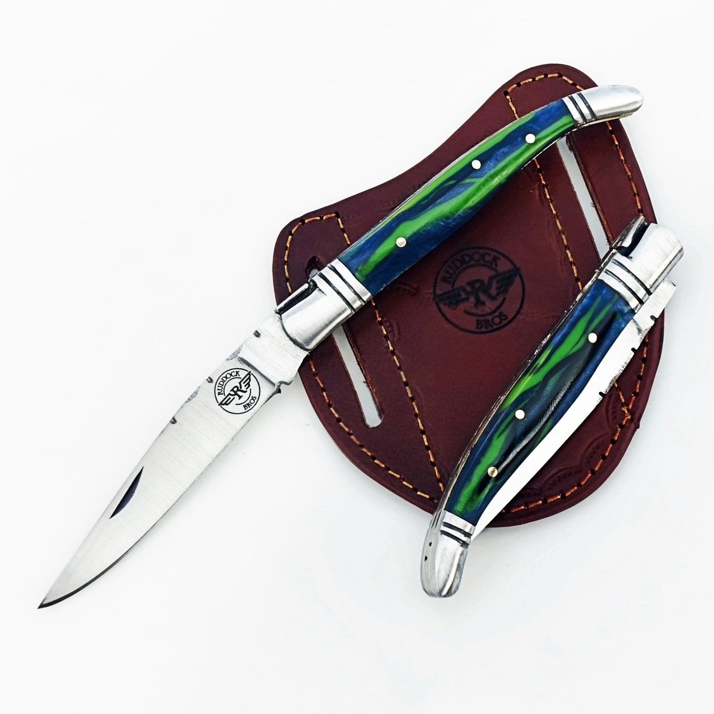 Ruddock Bros - The Peacock Monsignor Folding Knife - Stainless Steel