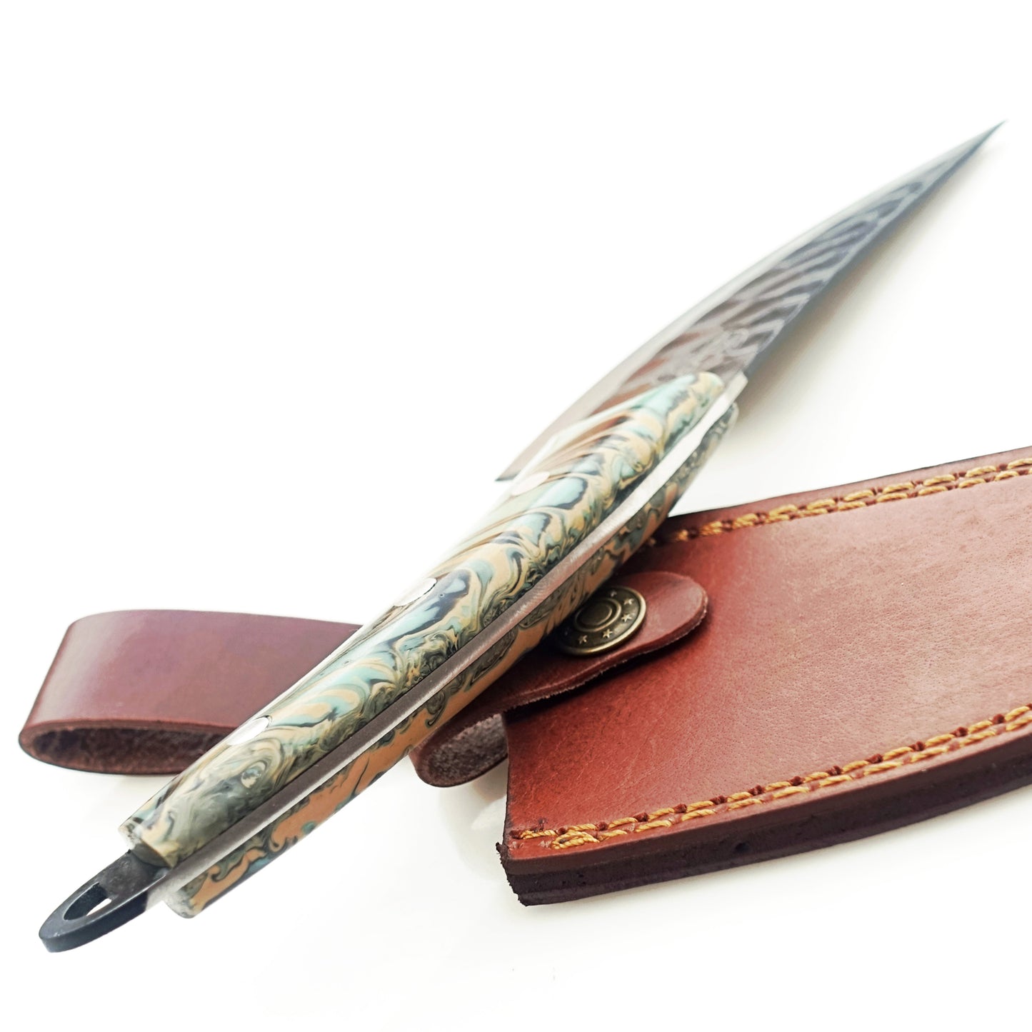 Ruddock Bros - The Native Paring Knife - Fixed Blade - Blackened Steel
