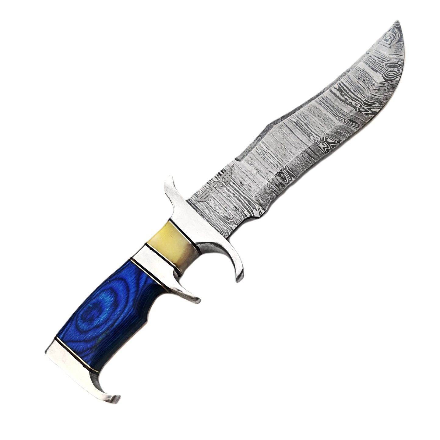 Ruddock Bros - The Ram Outdoor Knife - Fixed Blade - Damascus Steel