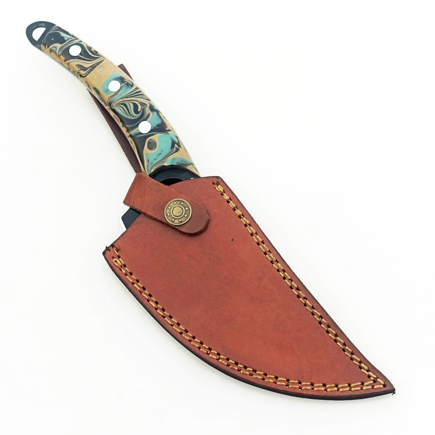 Ruddock Bros - The Native Paring Knife - Fixed Blade - Blackened Steel