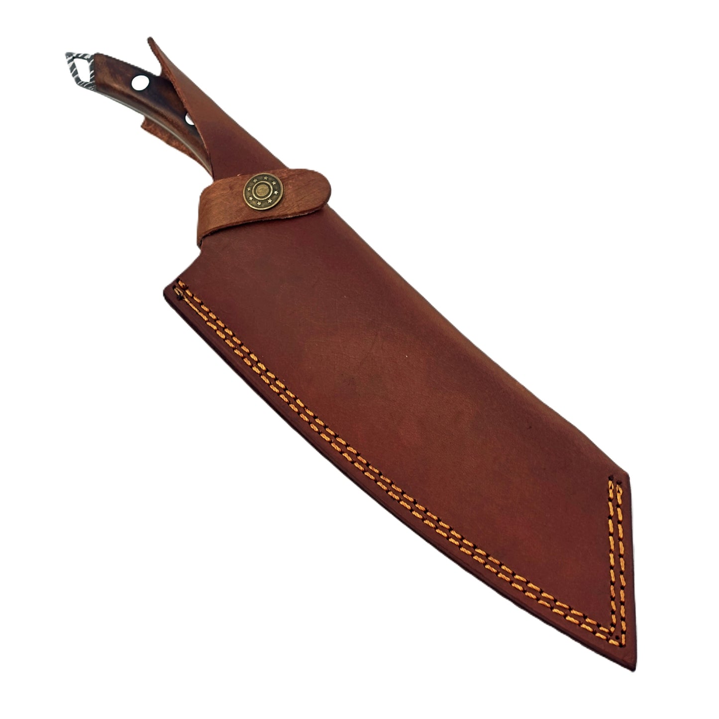 Ruddock Bros - Rosewood Cleaver - Damascus Steel