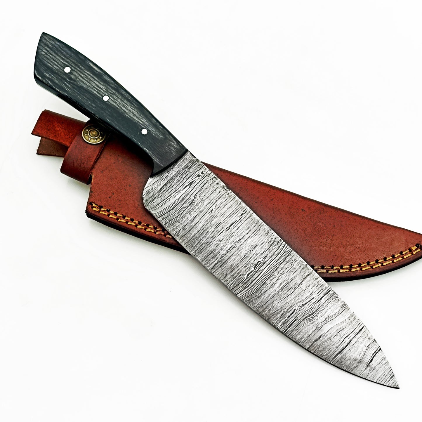Ruddock Bros - Blackwood Chef Knife - Damascus Steel - 12"