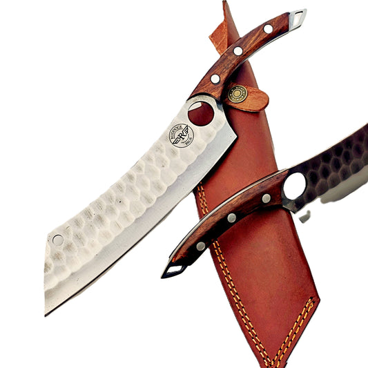 Ruddock Bros - Rosewood Cleaver - Stainless Steel