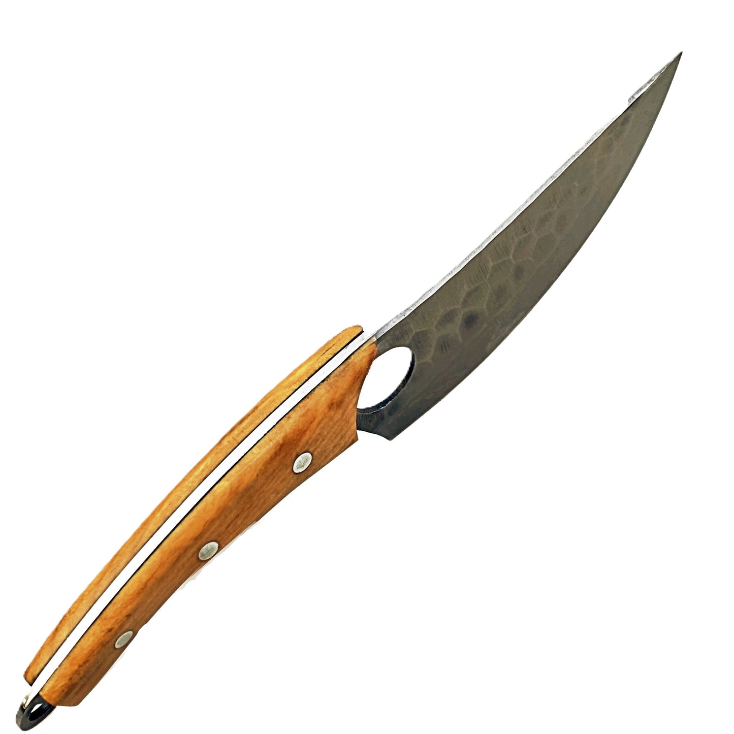 Ruddock Bros - Olive Hardwood Pairing Knife - Fixed Blade - Stainless Steel