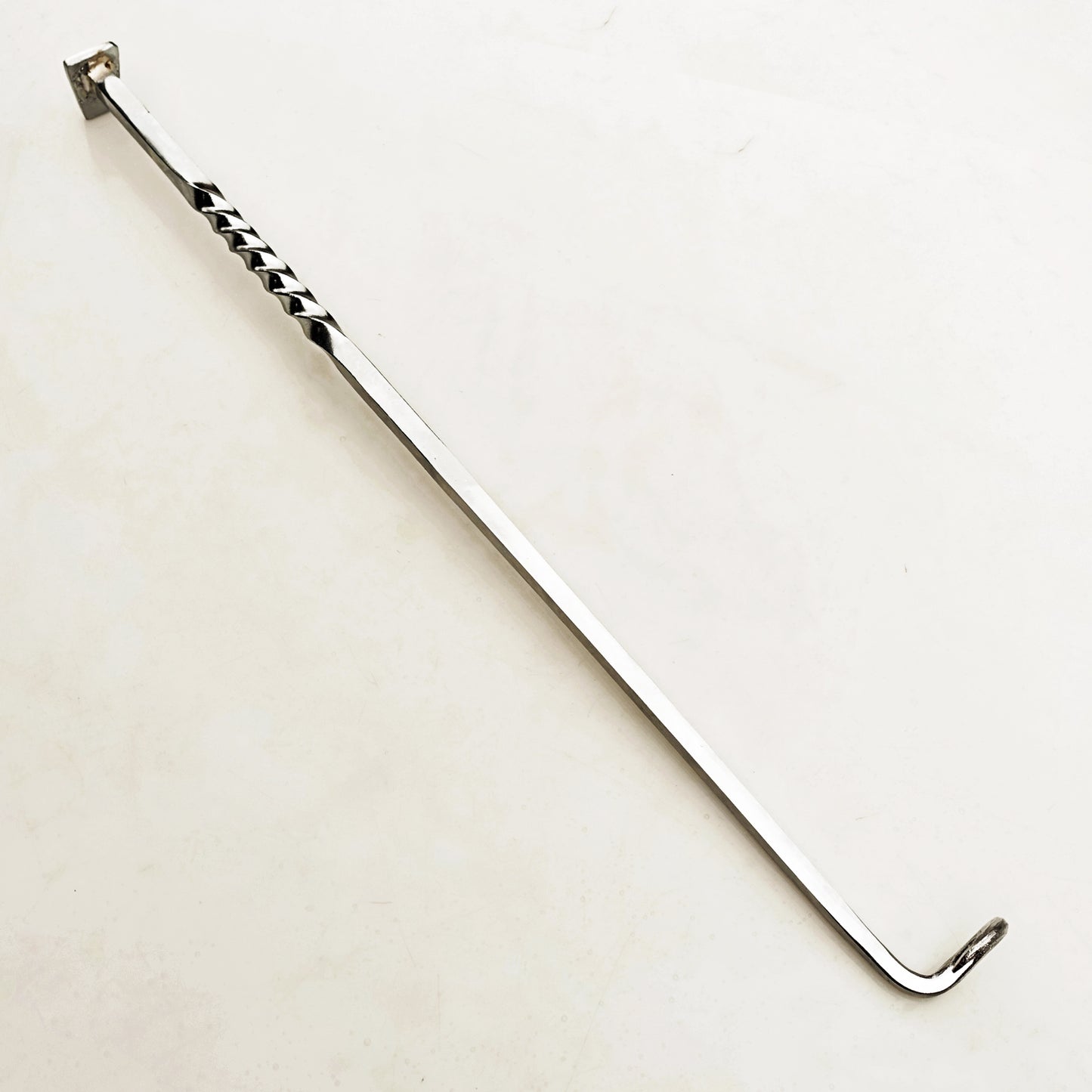 Stainless Steel pigtail meat flipper by Ruddock Bros El Paso Texas Ruddock Shirts