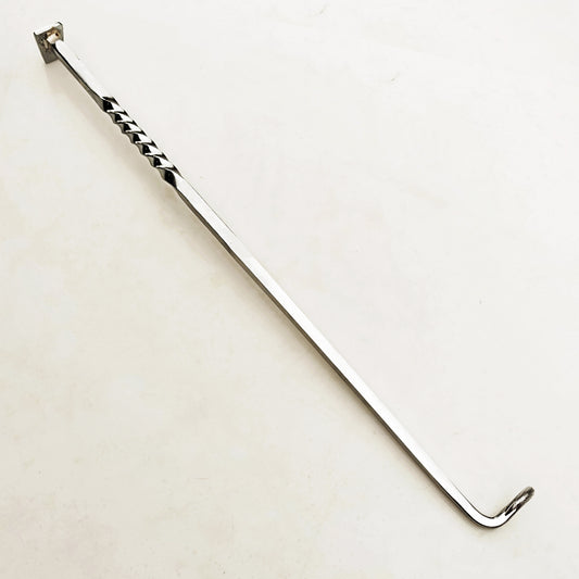 Stainless Steel pigtail meat flipper by Ruddock Bros El Paso Texas Ruddock Shirts