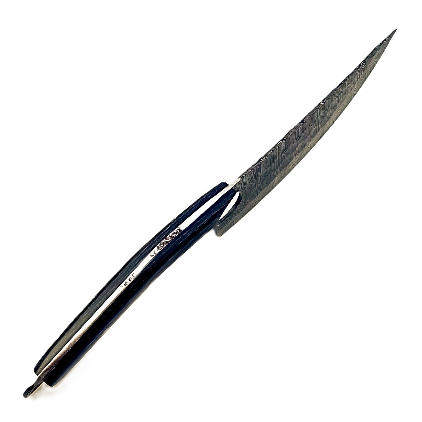 Ruddock Bros - Blackwood Pairing Knife - Fixed Blade - Damascus Steel