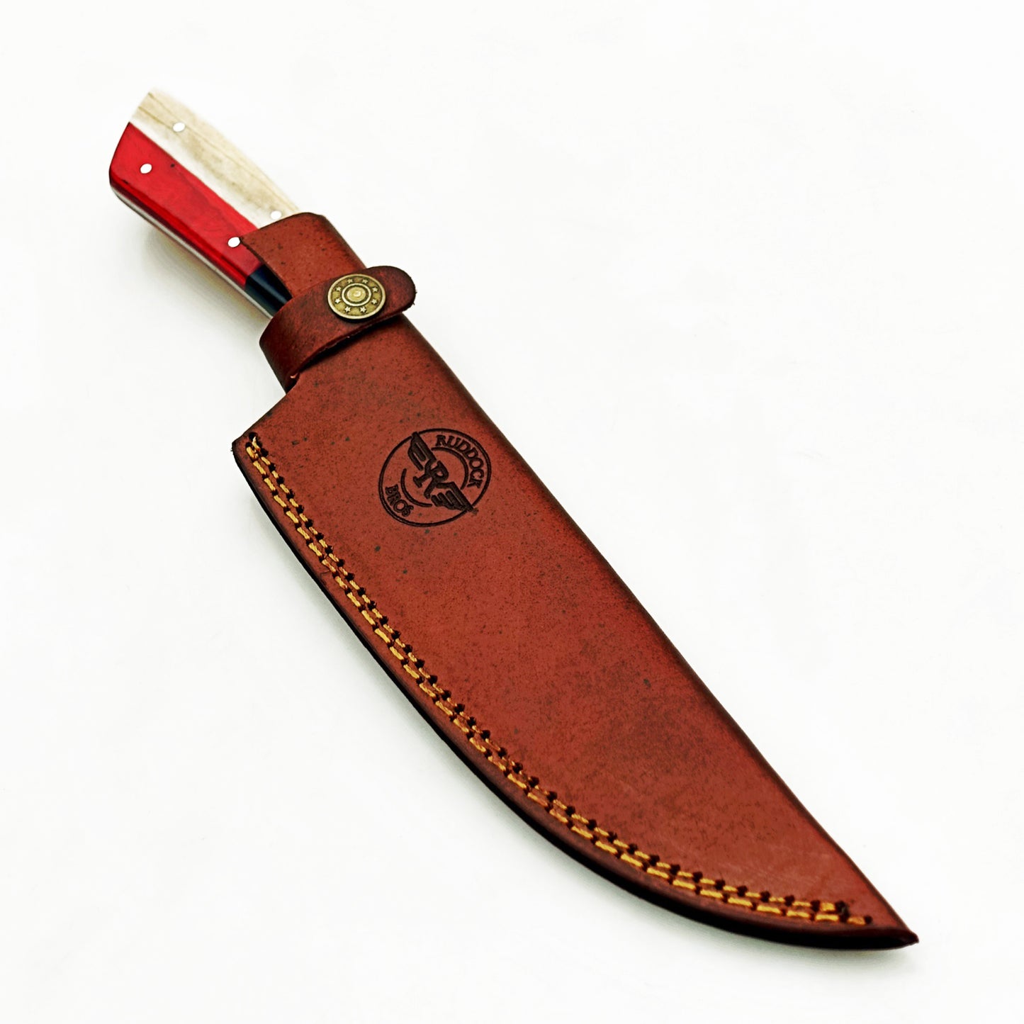 Ruddock Bros - Lone Star Chef Knife - Damascus Steel - 12"