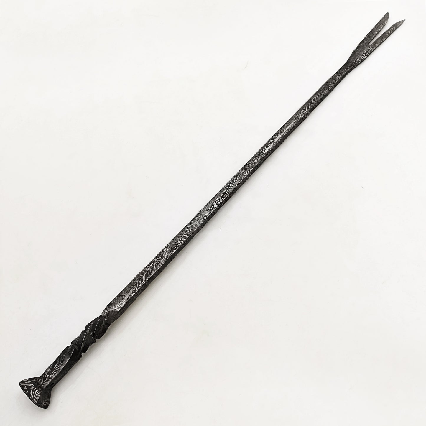 24" Damascus Steel Meat Fork by Ruddock Bros El Paso Texas USA Ruddock Shirts
