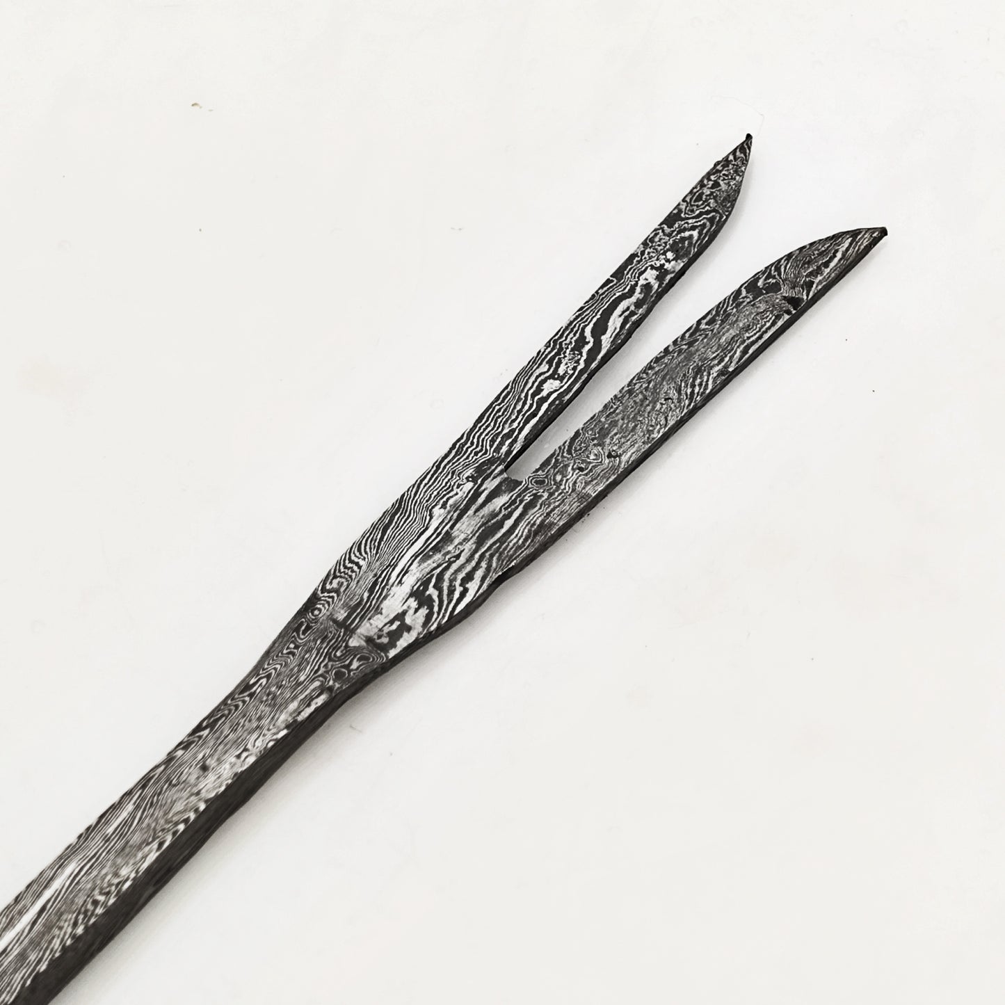 24" Damascus Steel Meat Fork by Ruddock Bros El Paso Texas USA Ruddock Shirts