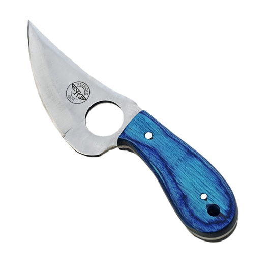 Ruddock Bros - Mule Skinner Blue Knife - Fixed Blade - Stainless Steel