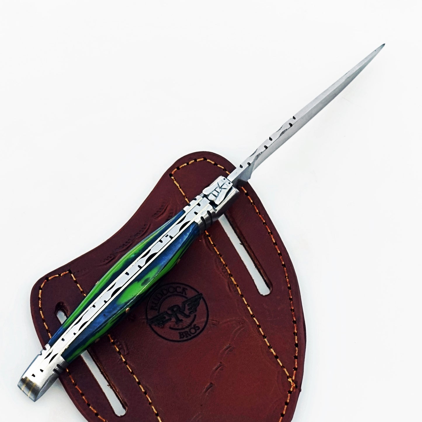 Ruddock Bros - The Peacock Monsignor Folding Knife - Stainless Steel