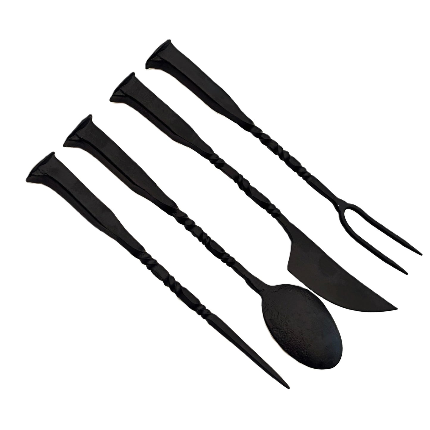 Ruddock Bros - The Pinnacle Rustic Charcuterie Set - Carbon Black - 4 Piece