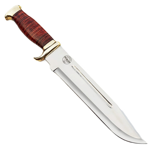Ruddock Bros - Big Red Outdoor Knife - Fixed Blade - Stainless Steel
