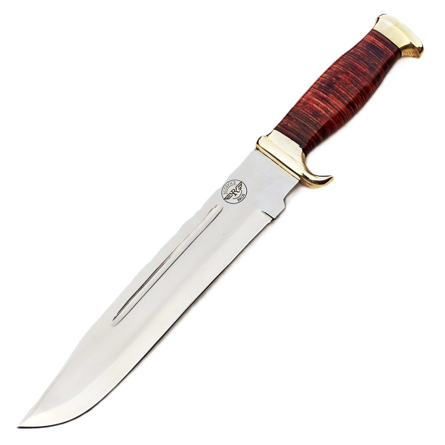 Ruddock Bros - Big Red Outdoor Knife - Fixed Blade - Stainless Steel
