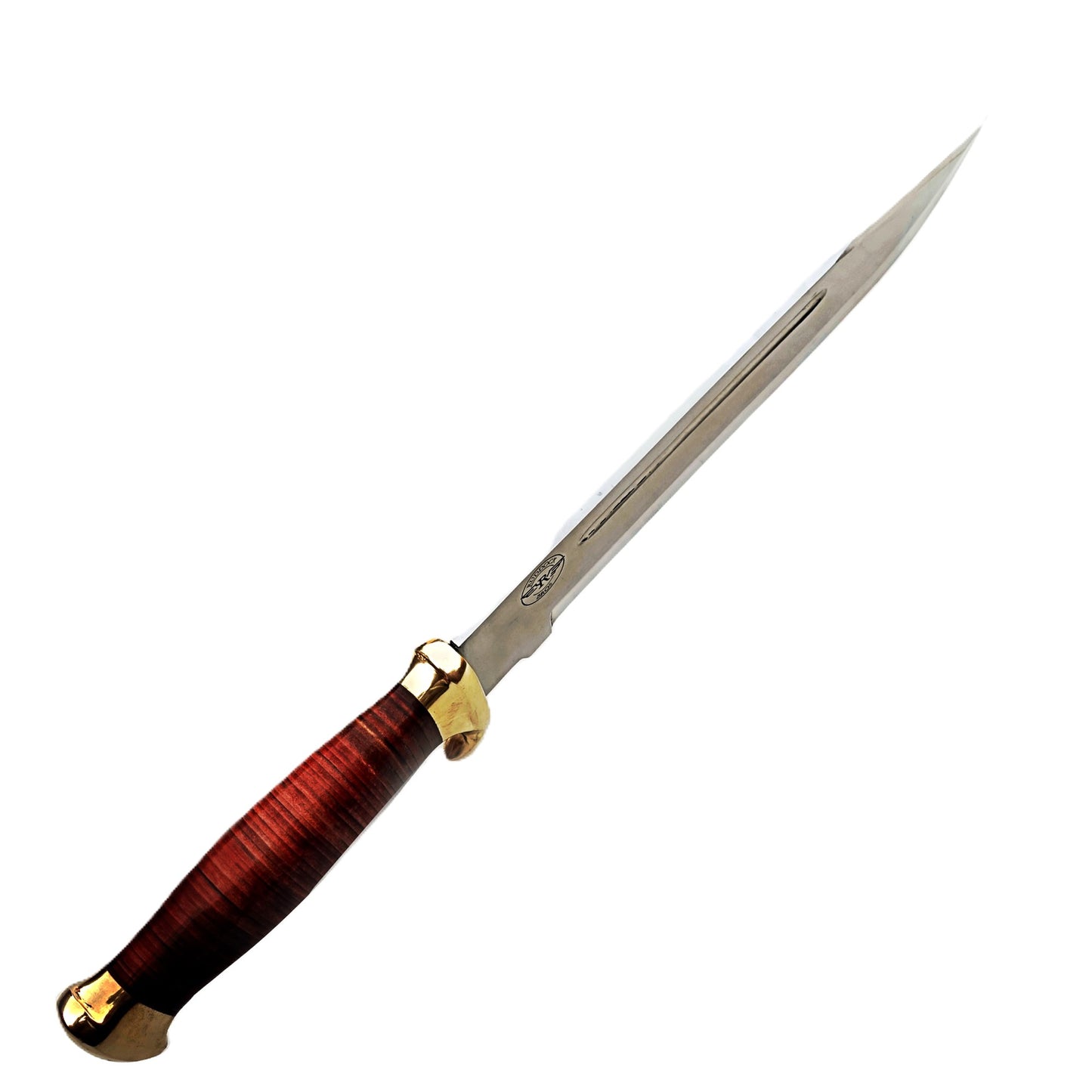 Ruddock Bros - Big Red Outdoor Knife - Fixed Blade - Stainless Steel