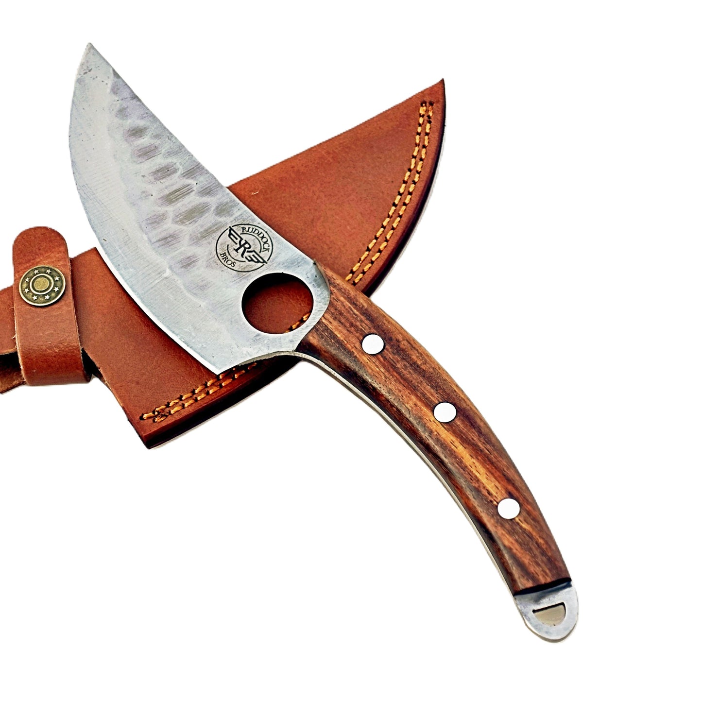 Ruddock Bros - Rosewood Pairing Knife - Fixed Blade - Stainless Steel