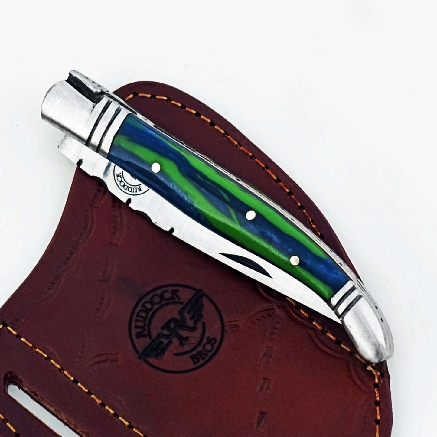 Ruddock Bros - The Peacock Monsignor Folding Knife - Stainless Steel
