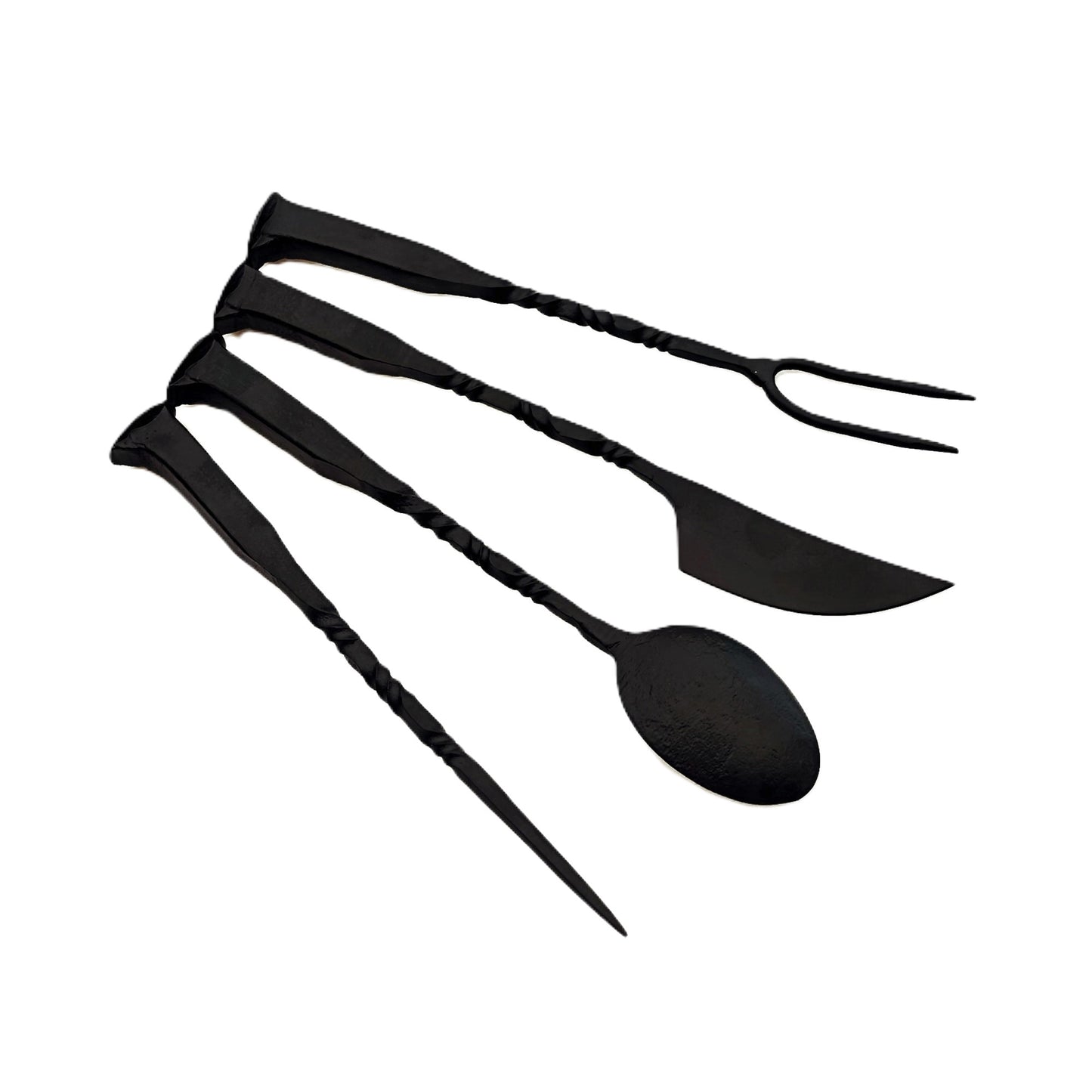 Ruddock Bros - The Pinnacle Rustic Charcuterie Set - Carbon Black - 4 Piece