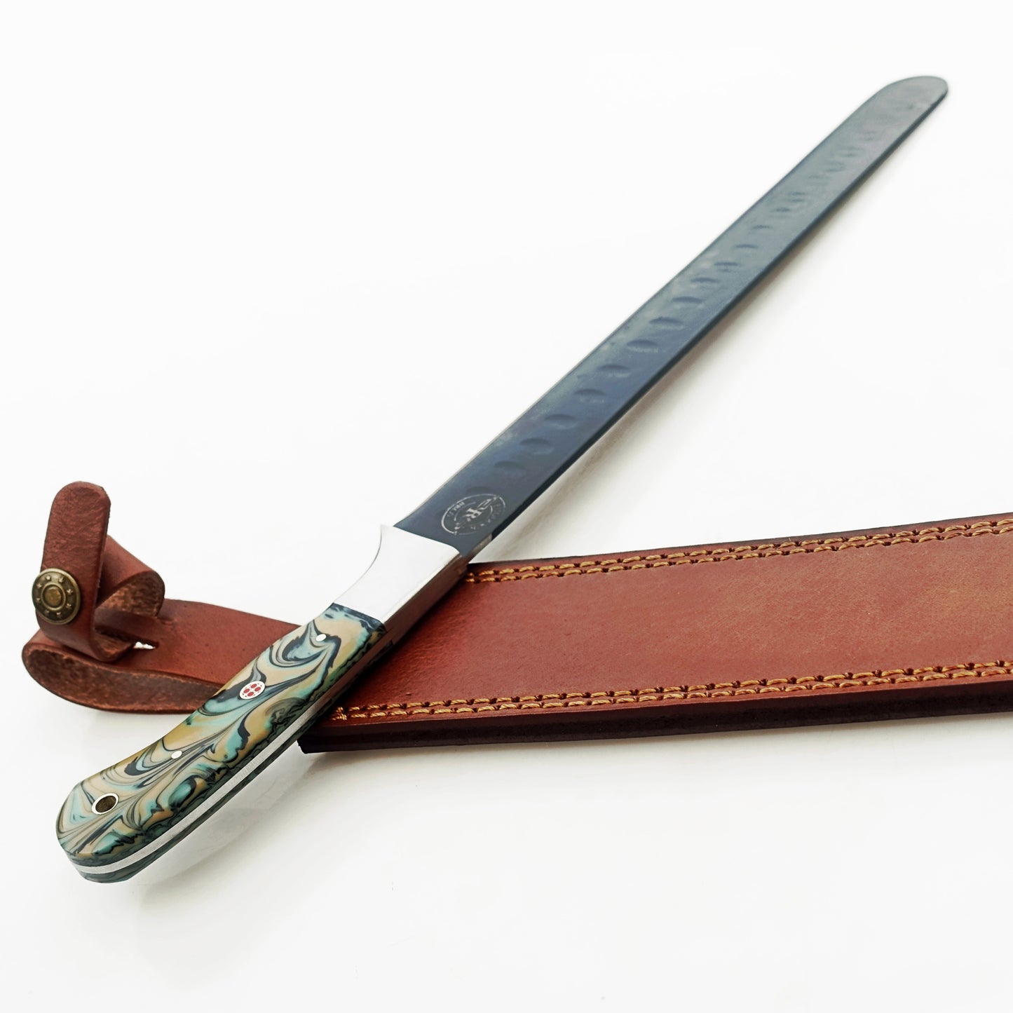 Ruddock Bros - The Native Brisket Knife - Blackened Steel - 17" Overall Length