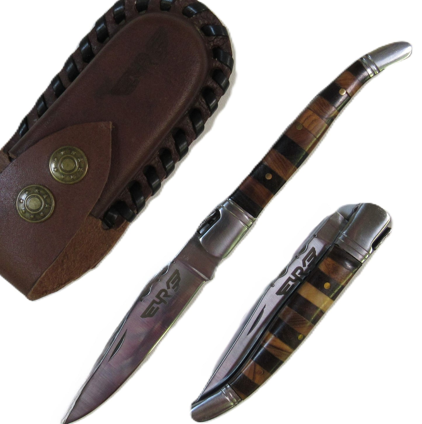 Ruddock Bros - The Whiskey Barrel Folding Knife - Stainless Steel