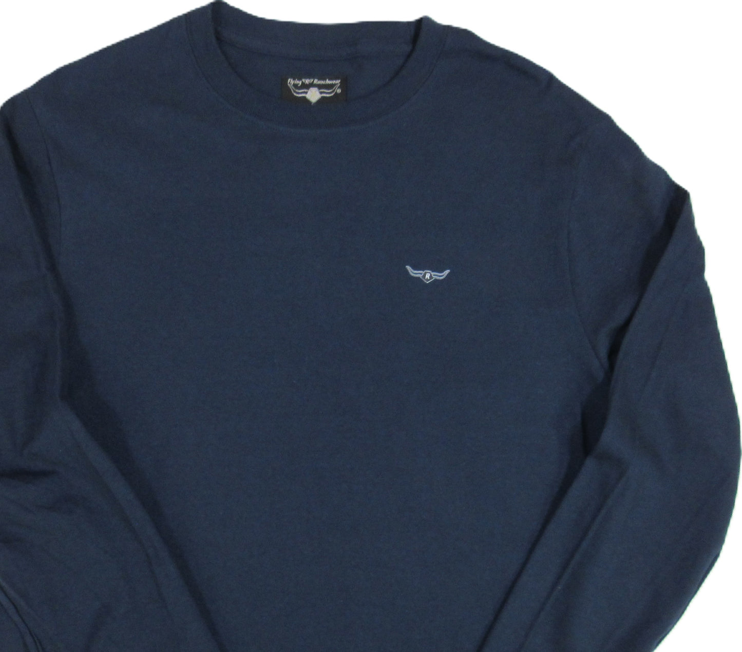 Flying R Ranchwear - Long Sleeve T-shirt in 4 colors - No Pocket - Made in USA