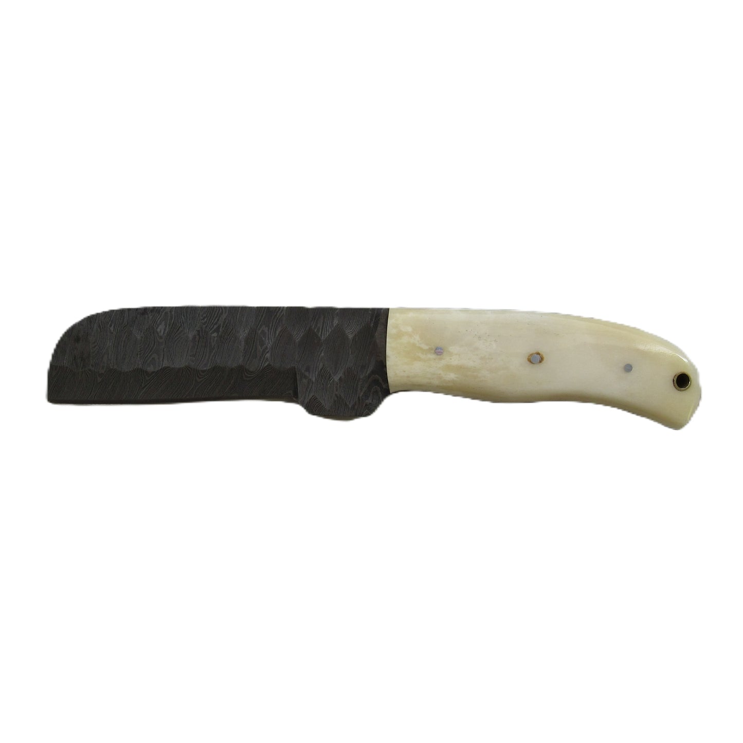 Ruddock Bros - The Whitehorn Utility Knife - Fixed Blade - Damascus Steel