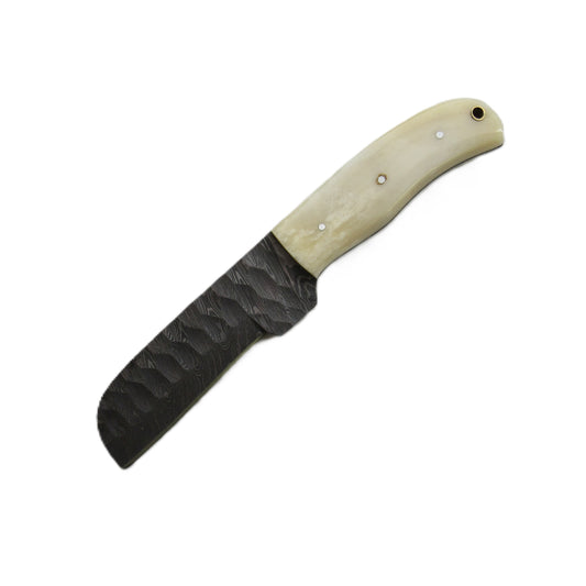 Ruddock Bros - The Whitehorn Utility Knife - Fixed Blade - Damascus Steel