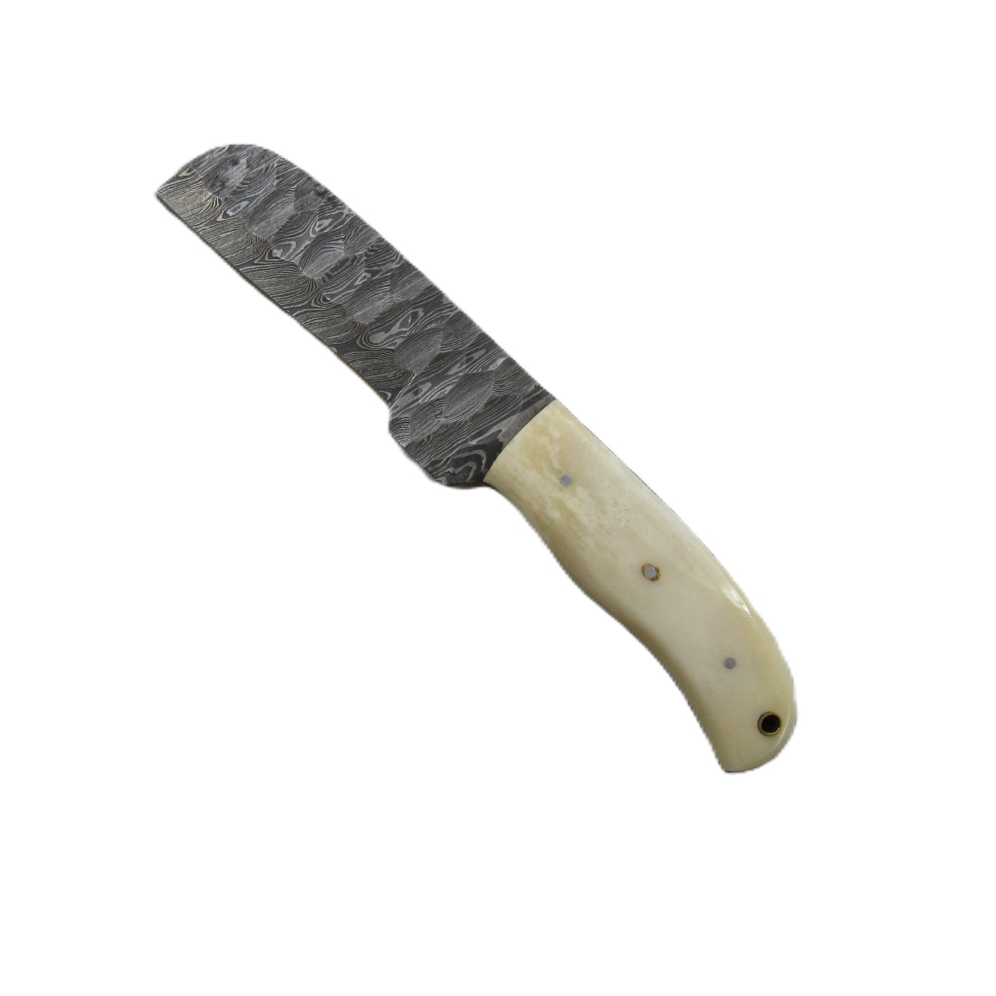 Ruddock Bros - The Whitehorn Utility Knife - Fixed Blade - Damascus Steel