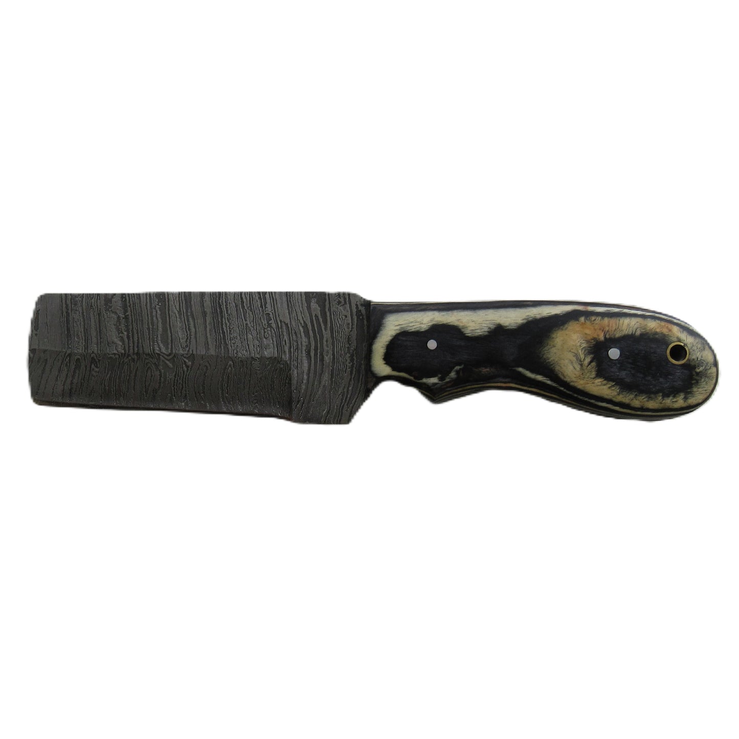 Ruddock Bros - The Marblewood Utility Knife - Fixed Blade - Damascus Steel