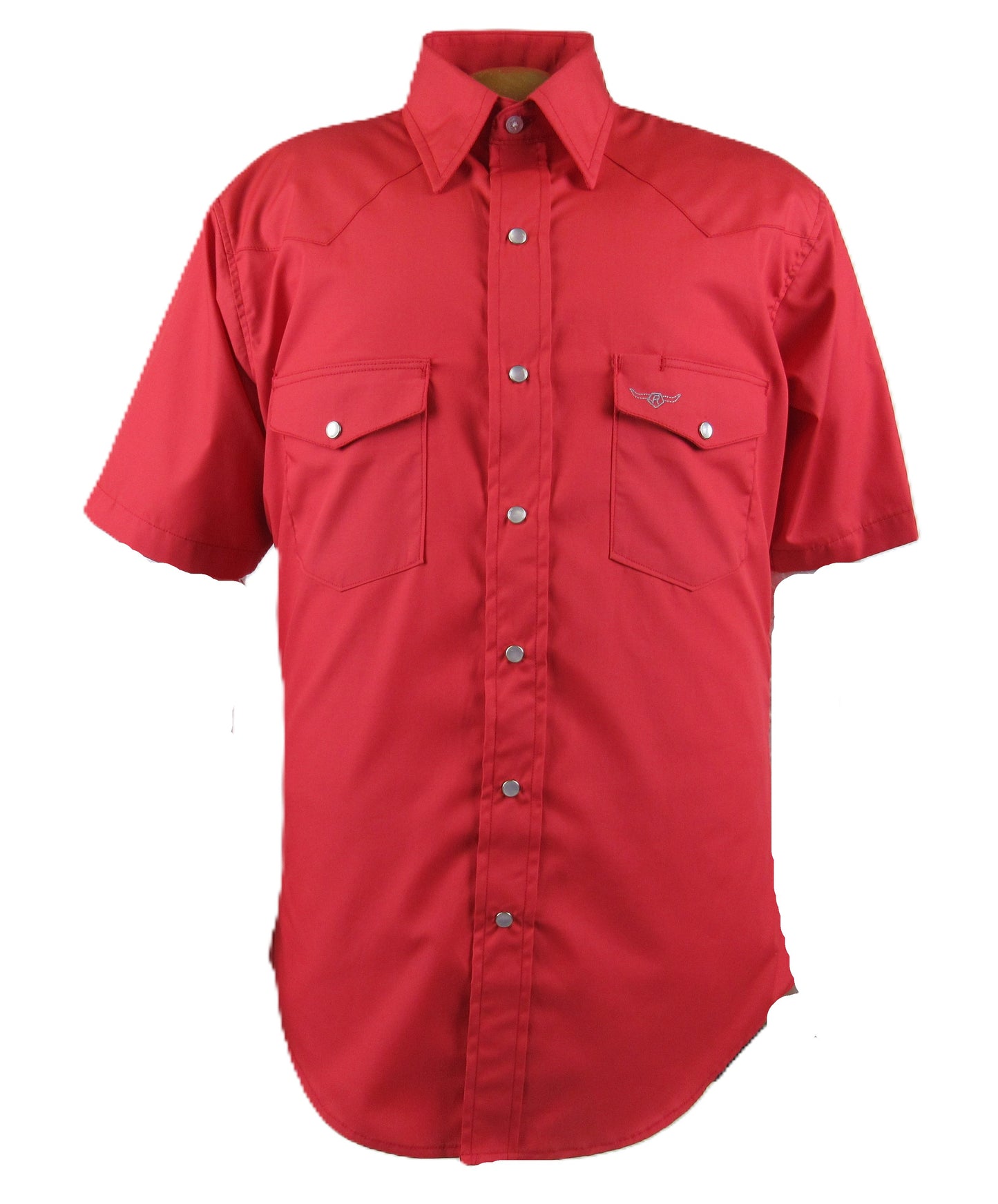 Flying R Ranchwear - Brisa Solids - Red - Short Sleeve