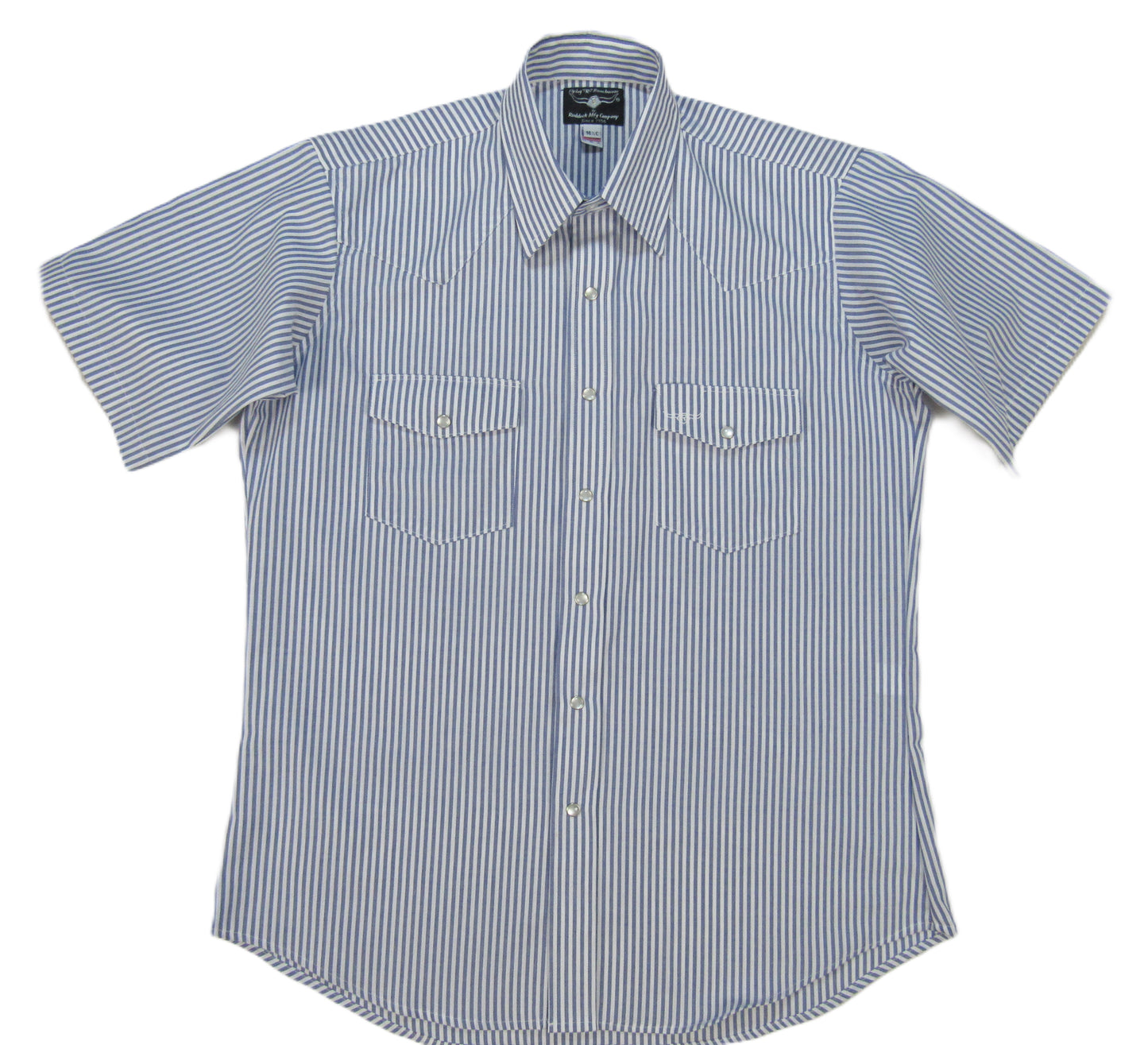 Flying R Ranchwear - Regency Stripe - Blue/White - Short Sleeve