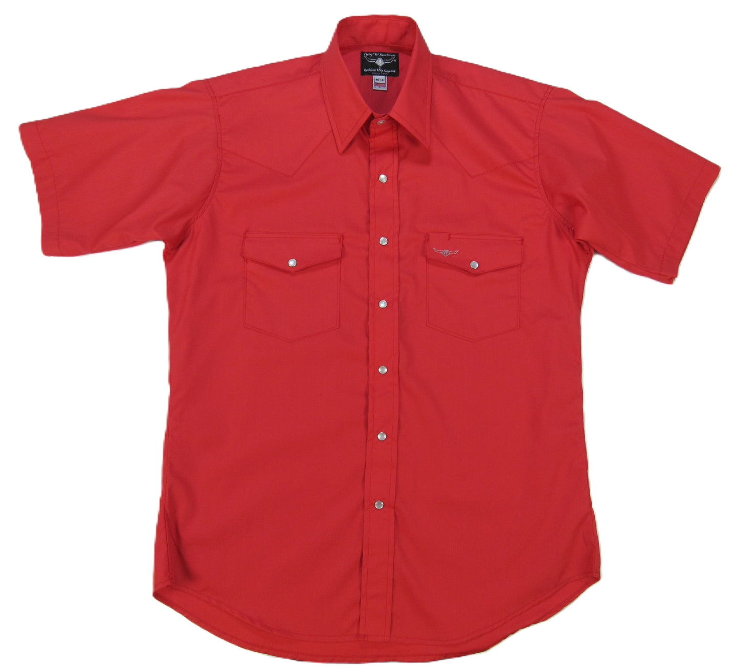 Flying R Ranchwear - Brisa Solids - Red - Short Sleeve