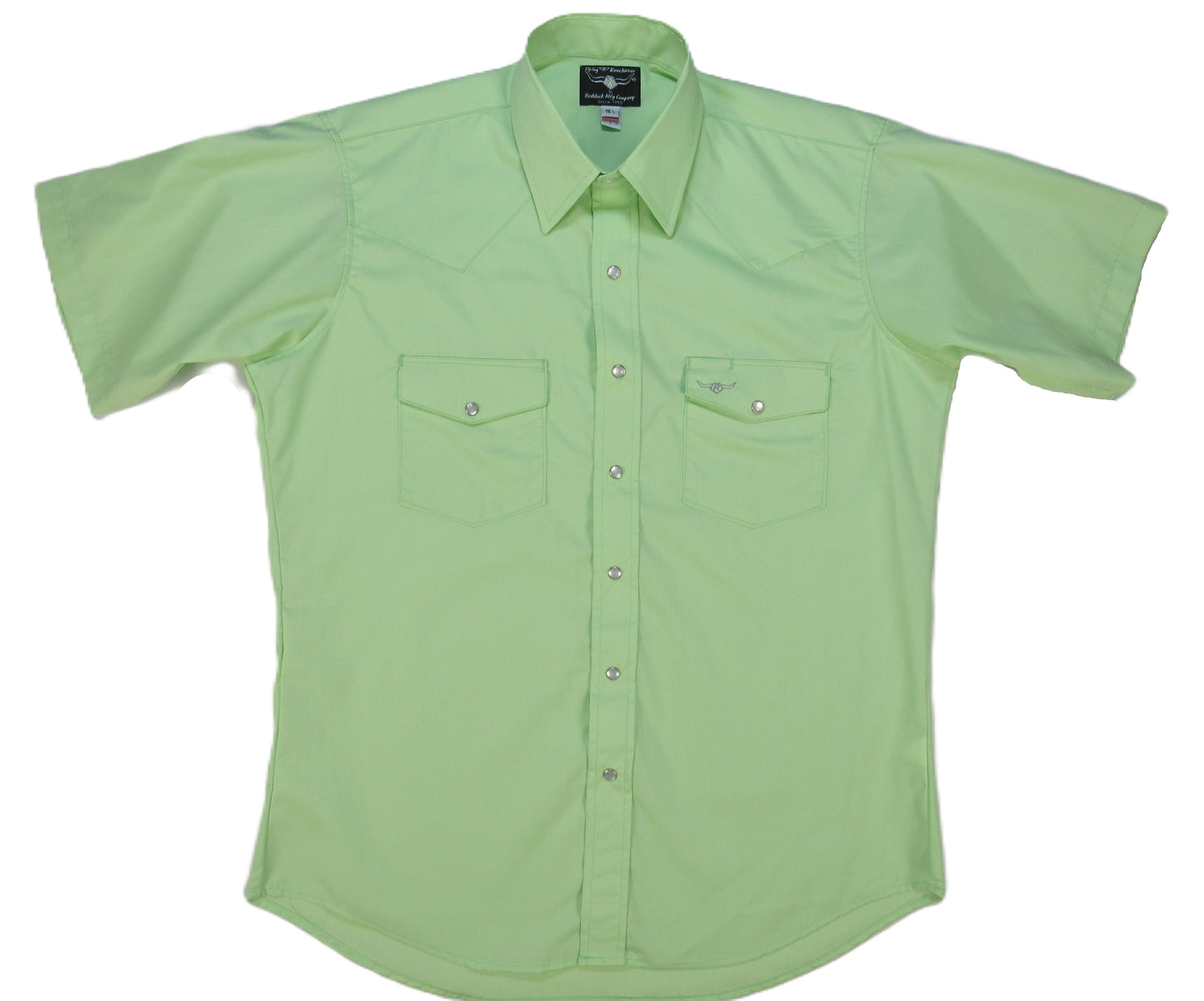 Flying R Ranchwear - Brisa Solids - Lucky Green - Short Sleeve