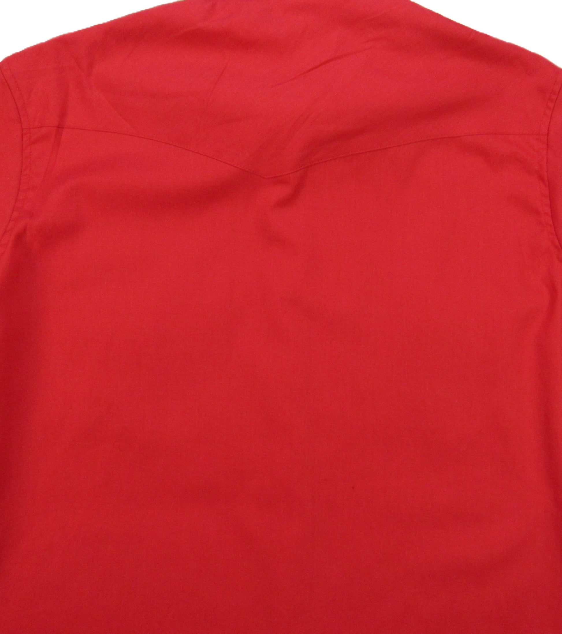 Bright Red Solid long sleeve snap shirt by Flying R Ranchwear Made in USA ~ American Made Ruddock Shirts