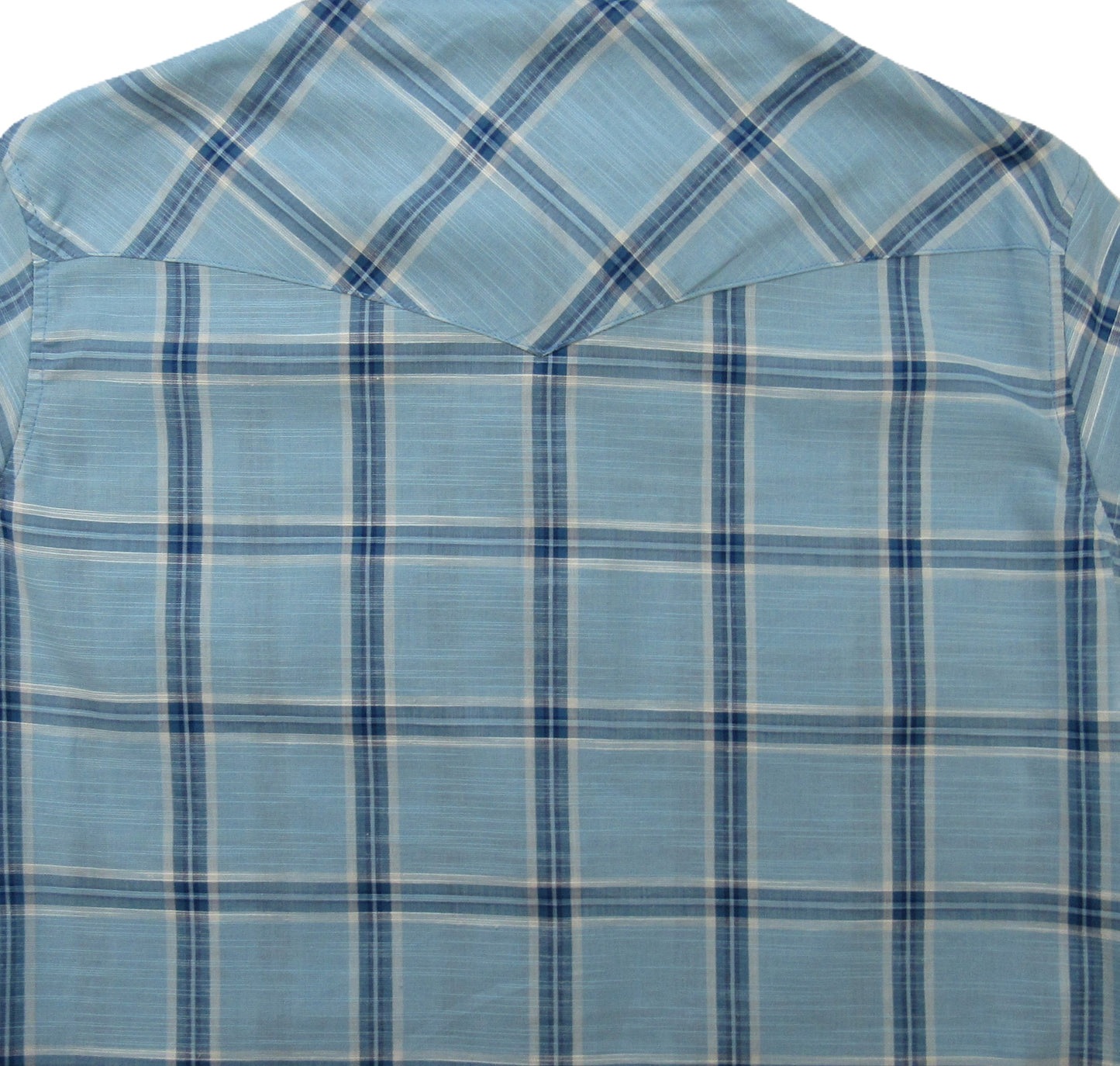Flying R Ranchwear - Feather Plaids - Pale Blue - Long Sleeve - NEW FIT