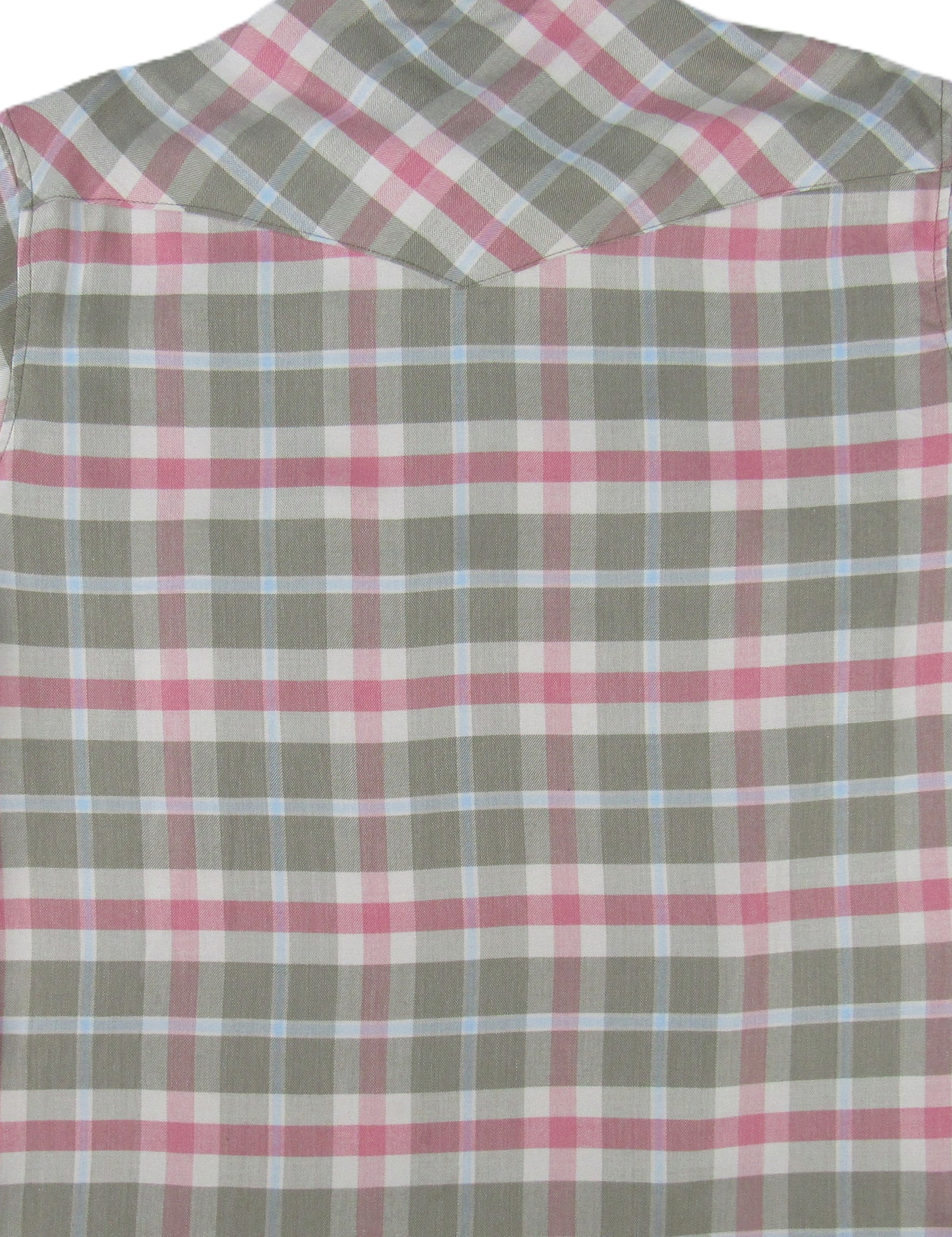 Olive and Coral Primo Plaid long sleeve snap shirt by Flying R Ranchwear Made in USA ~ American Made Ruddock Shirts